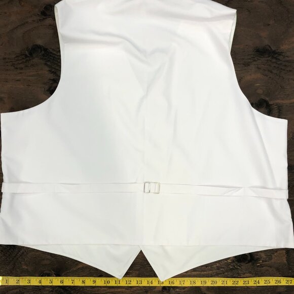 New Apple Green Llime VEST, with matching tie, Adjustable Back Szs small-2XL - Picture 9 of 15